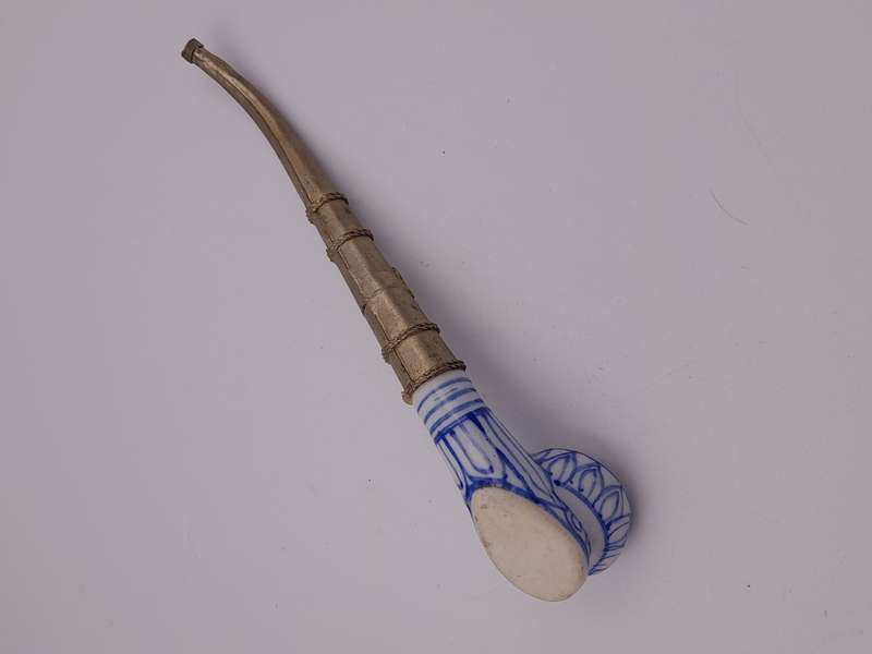 Ceramic tobacco head smoking pipe