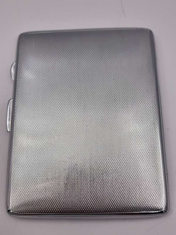 Vintage Chronium plated Aristo cat case Made in England