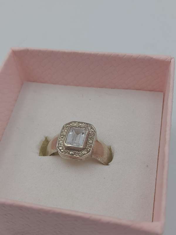Sterling silver ladies rings Size: O