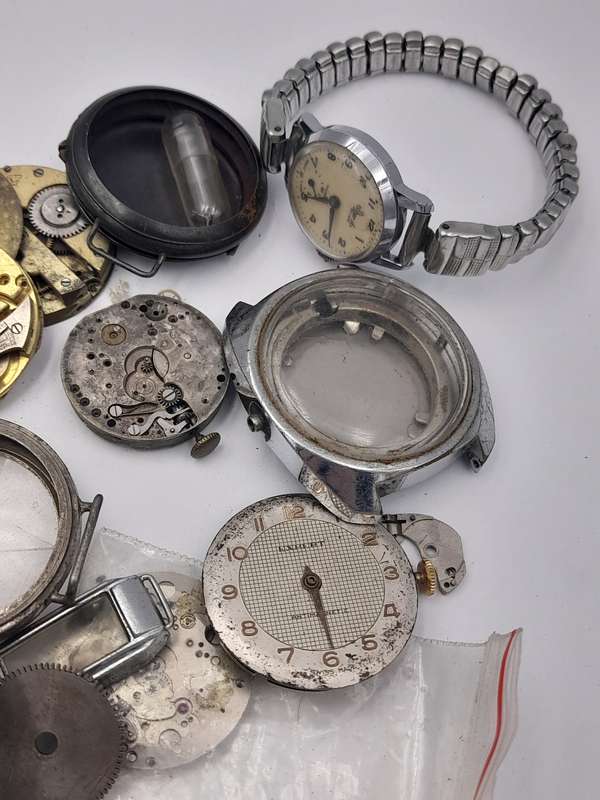 Watch parts for steampunk/repairs