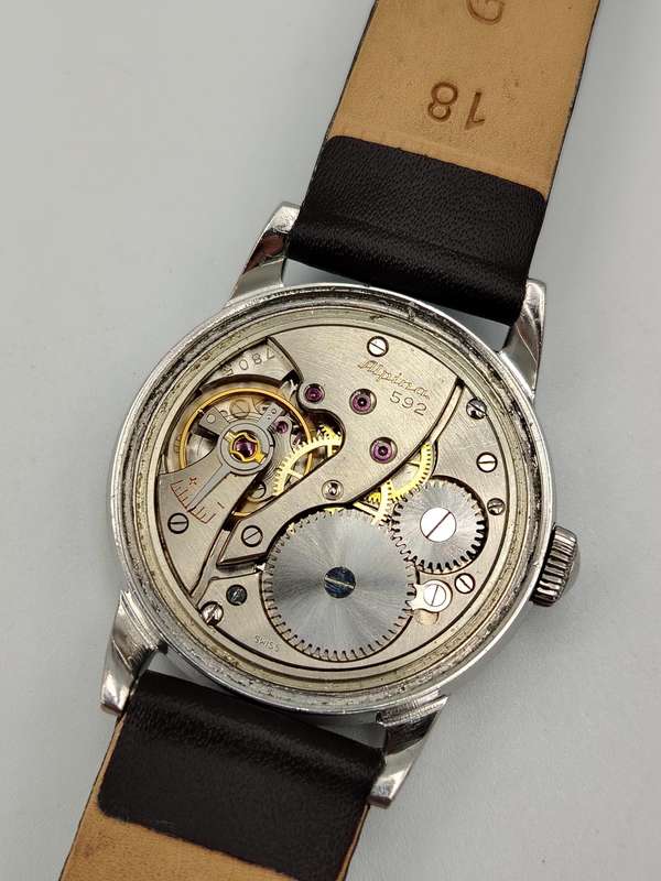 Alpina manual wind 33mm ex crown