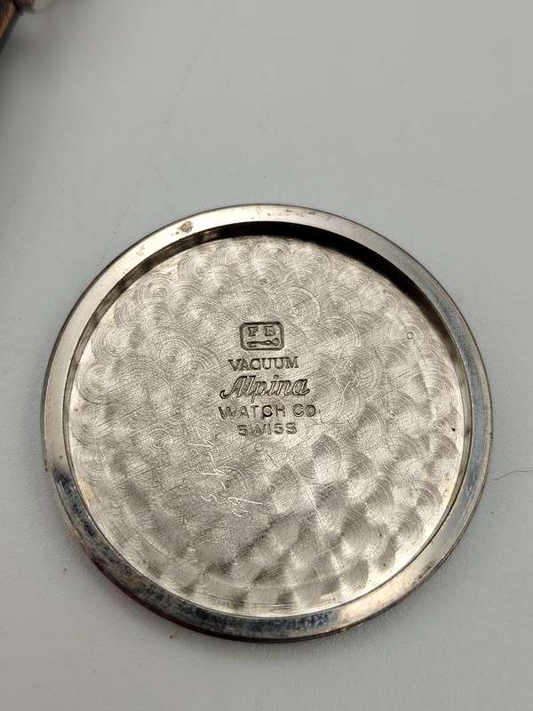 Alpina manual wind 33mm ex crown