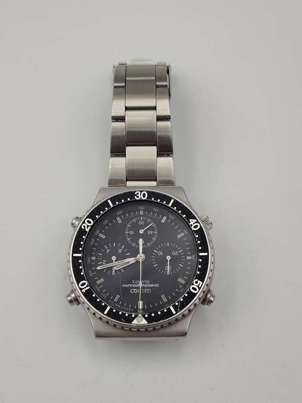 Seiko 7A28 7040 40mm ex crown