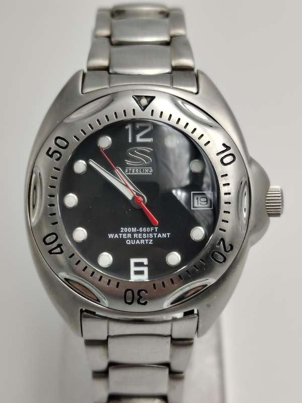 Sterling quartz 35mm ex crown