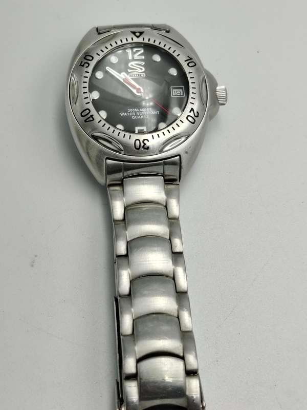 Sterling quartz 35mm ex crown