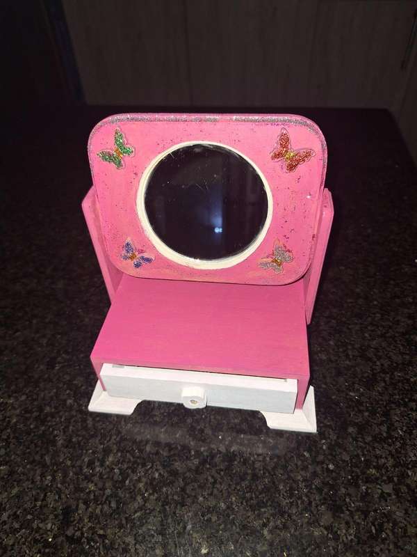 Dolls Dresser with Fashion Doll