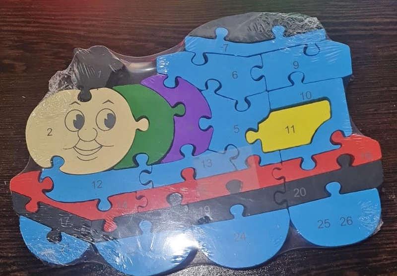 Wooden Train Puzzle