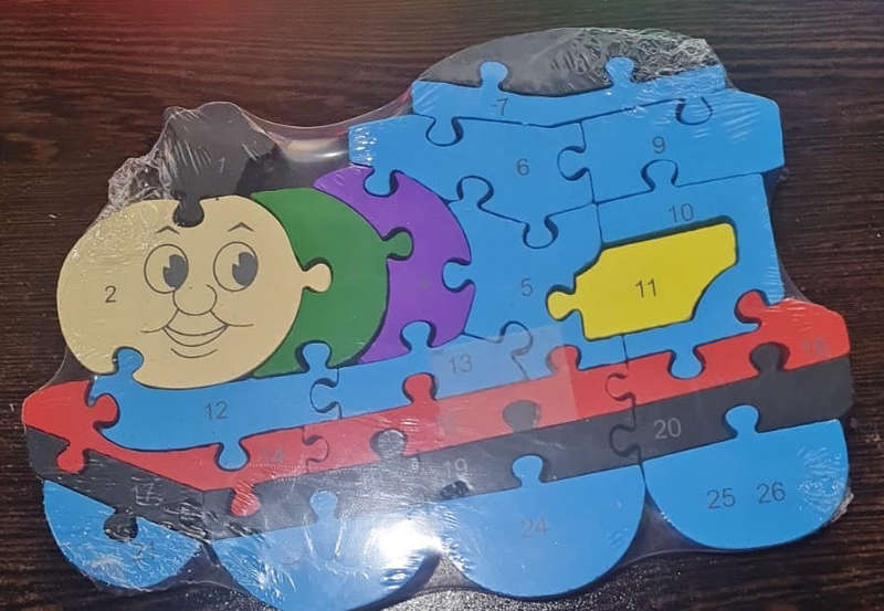 Wooden Train Puzzle