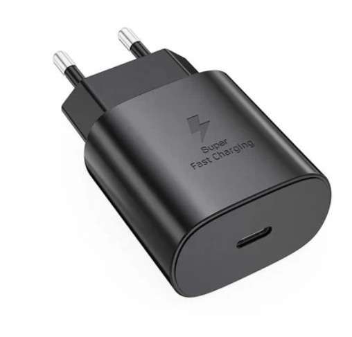 Samsung Original USB-C Wall Charger 25W Without Cable - Black