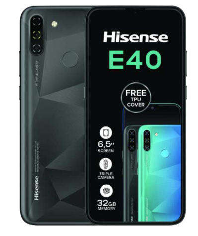 Hisense Infinity E40 32GB Single Sim - Charcoal