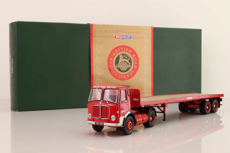 AEC Mandator Flatbed trailer - BRS