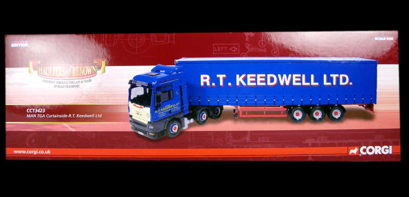 Man TGA Curtainside R T Keedwell Ltd