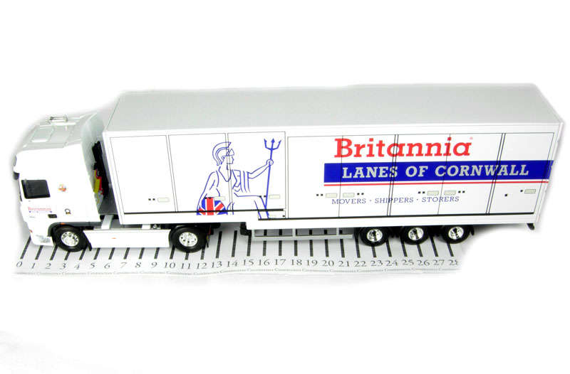 DAF 105 Step Frame Box Trailer `Britannia Movers International`