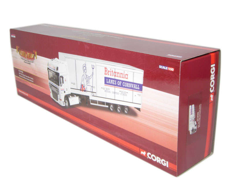 DAF 105 Step Frame Box Trailer `Britannia Movers International`