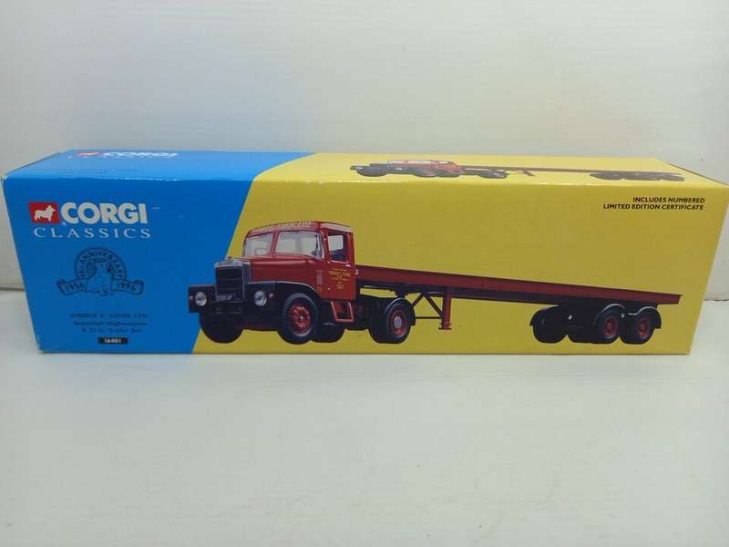 Siddle C Cook Scammell Highwayman, Artic Flatbed,