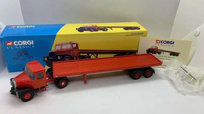 Siddle C Cook Scammell Highwayman, Artic Flatbed,