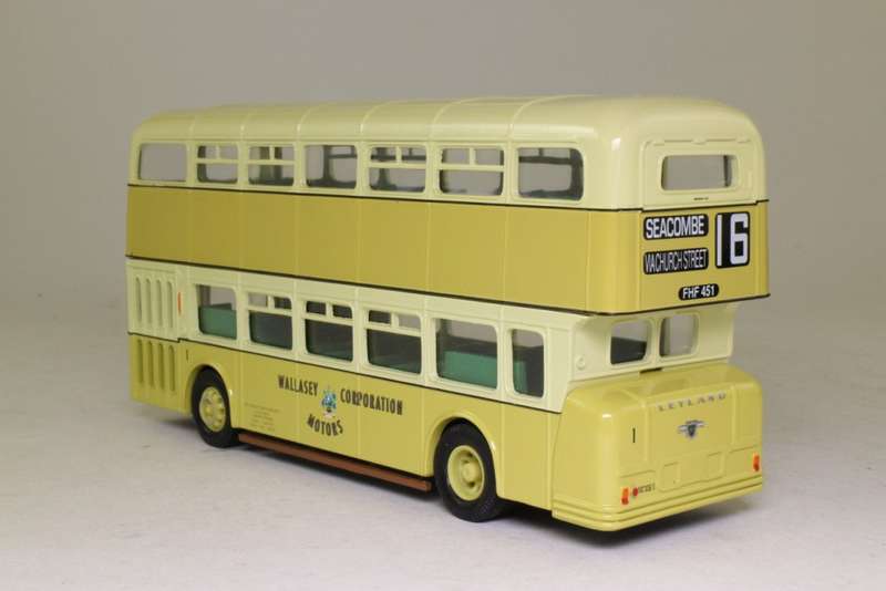 Leyland Atlantean Bus, Wallasey Corporation Motors, Rt 16 Seacombe via Church St