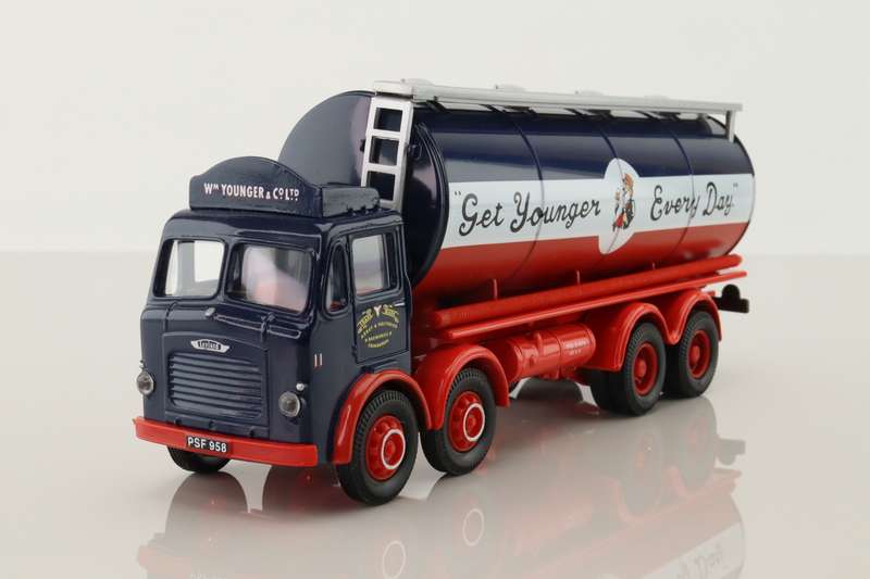 Leyland Mouthorgan Cab, 8 Wheel Cylindrical Tanker, Wm Younger & Co Ltd