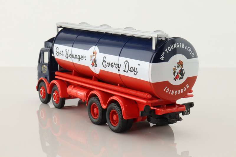Leyland Mouthorgan Cab, 8 Wheel Cylindrical Tanker, Wm Younger & Co Ltd