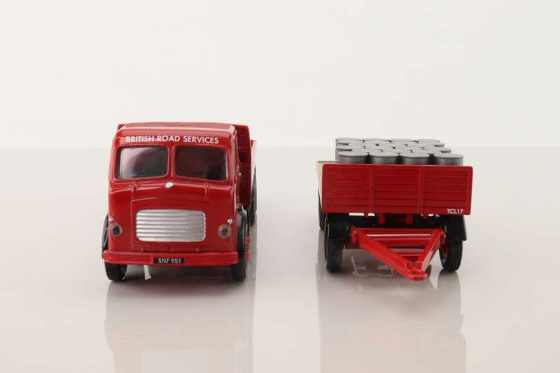 Leyland Mouthorgan Cab, Flatbed With Trailer, British Road Services, Greenheys