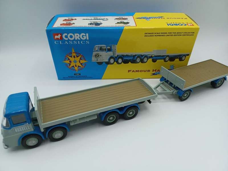 ERF KV 8 Wheel Platform Lorry & Trailer - Boxed