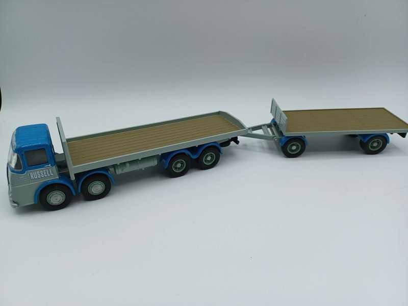 ERF KV 8 Wheel Platform Lorry & Trailer - Boxed