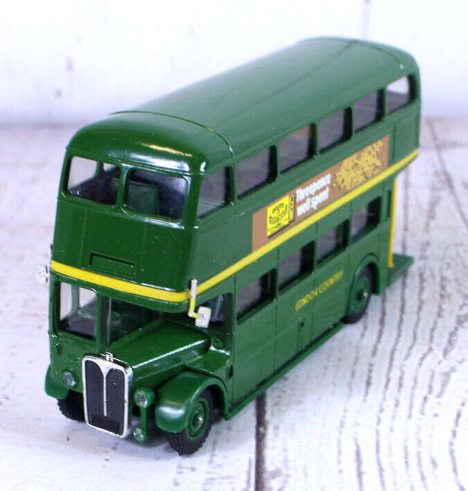Vintage Solido Double Decker London Country Bus 1/50