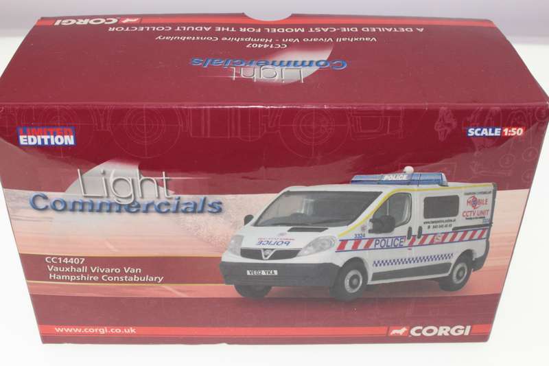 Vauxhall Vivero Van, Police, Hampshire Constabulary "Police cars of the world"