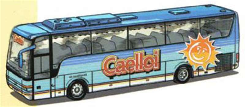 Van Hool T9 coach (Corgi 50th anniversary edition) "Caelloi Motors"