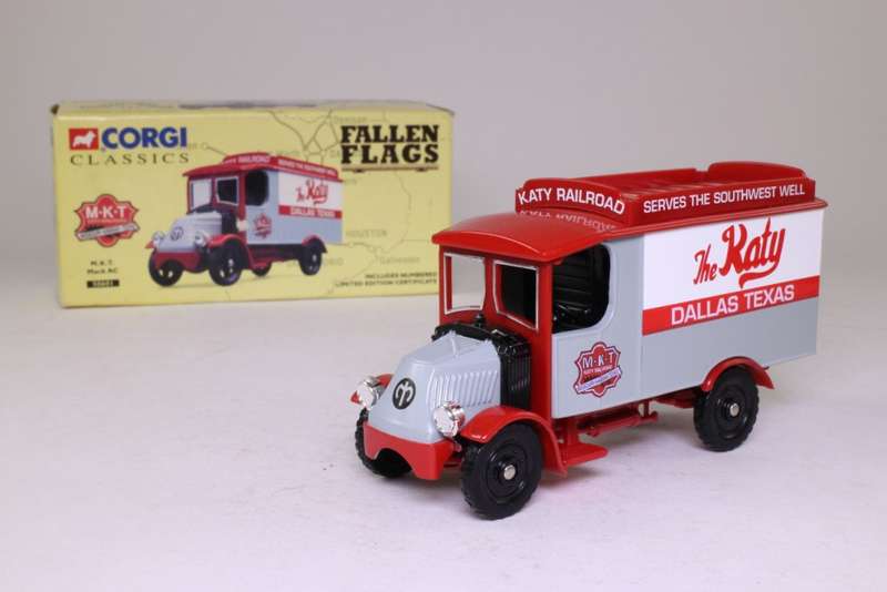 1920 Mack AC Van, MKT, Missouri-Kansas-Texas, Katy Railroad