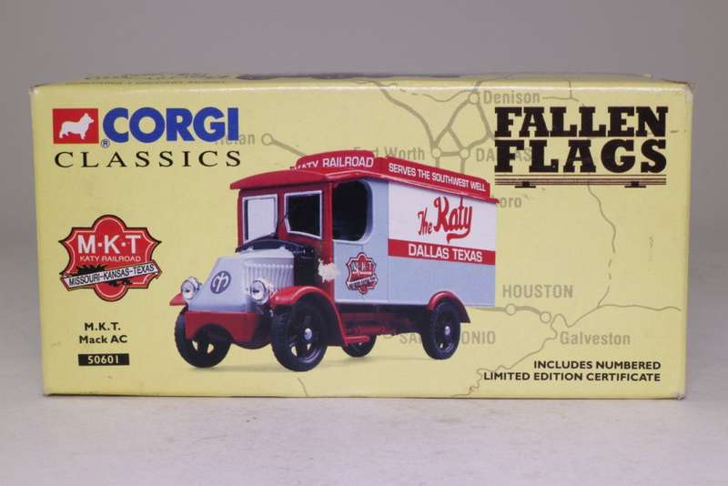 1920 Mack AC Van, MKT, Missouri-Kansas-Texas, Katy Railroad