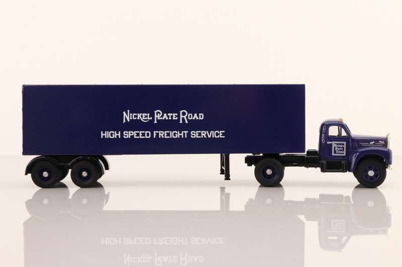 Mack B Series Artic Box Van, Nickel Plate Road
