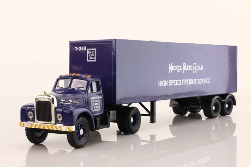 Mack B Series Artic Box Van, Nickel Plate Road