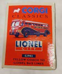Yellow Coach 743 Lionel City Bus Lines
