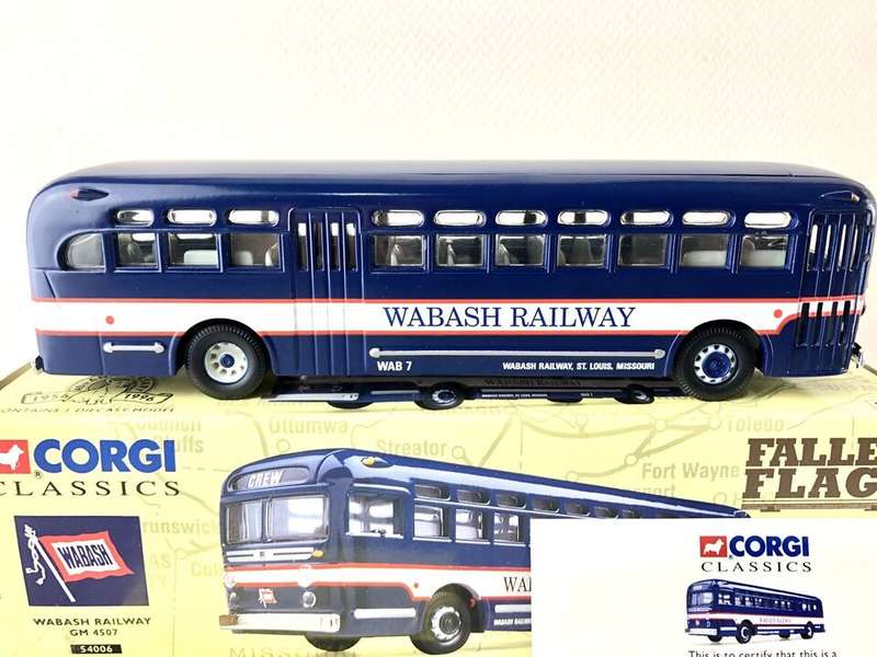 GM 4507 BUS WABASH RAILWAY 40TH ANIV. RARE VINTAGE