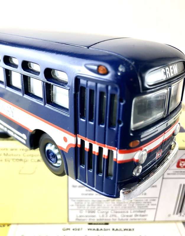 GM 4507 BUS WABASH RAILWAY 40TH ANIV. RARE VINTAGE