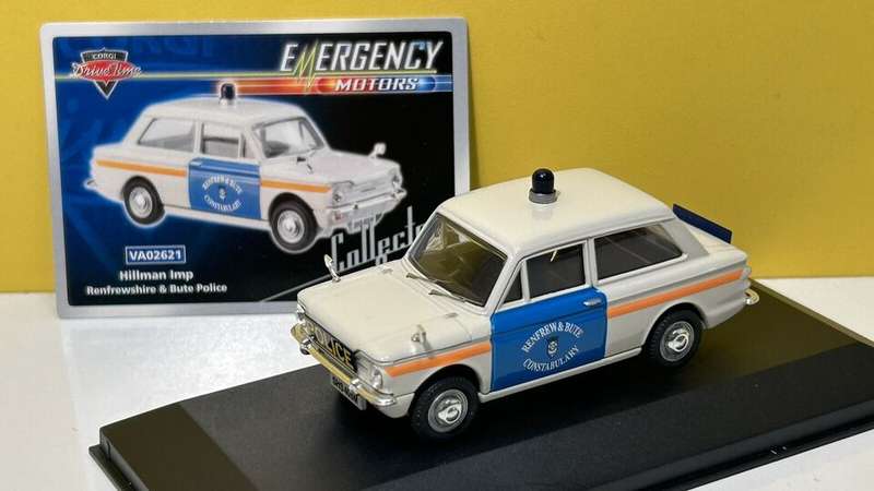 Hillman Imp (Renfrew & Bute Constabulary) Police cars of the world
