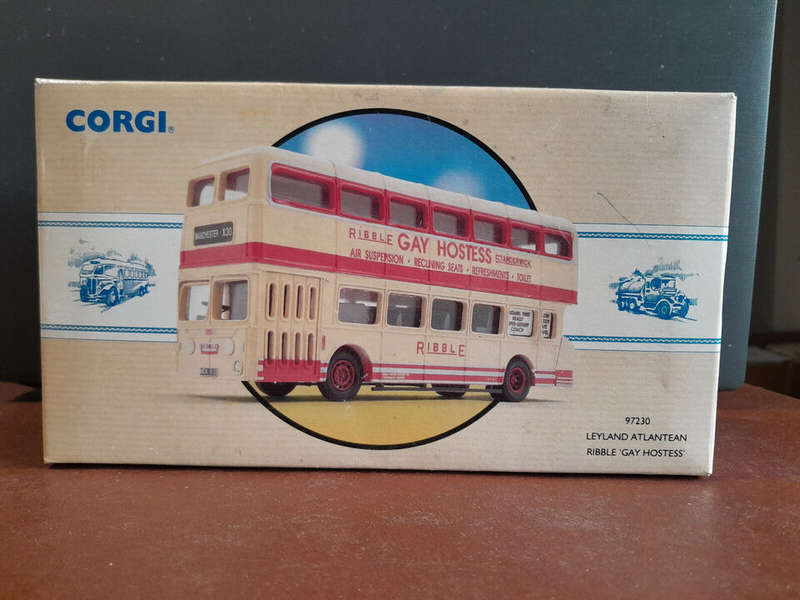 Leyland Atlantean d/deck bus 'Ribble Gay Hostess Standerwick'