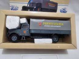 White Canvas Back Pennsylvania Stores PRR Diecast Replica Truck