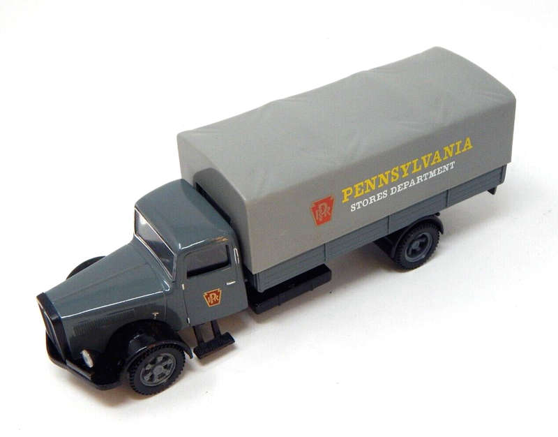White Canvas Back Pennsylvania Stores PRR Diecast Replica Truck