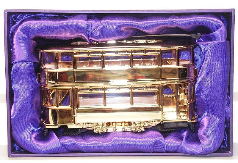 The Queen`s Golden Jubilee London Tram, `1952-2002 Gold Plated