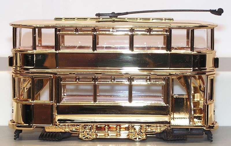 The Queen`s Golden Jubilee London Tram, `1952-2002 Gold Plated