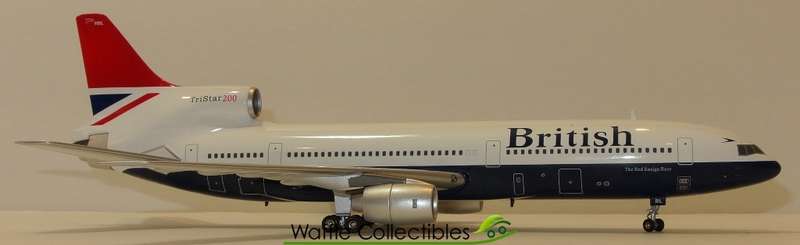 Lockheed L-1011-200 British Airways "1970s" Colors. Named "The Red Ensign Rose".