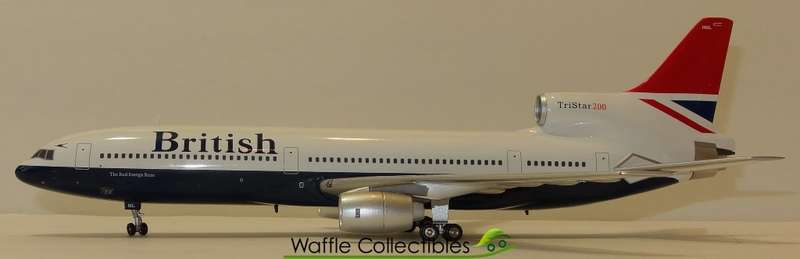 Lockheed L-1011-200 British Airways "1970s" Colors. Named "The Red Ensign Rose".