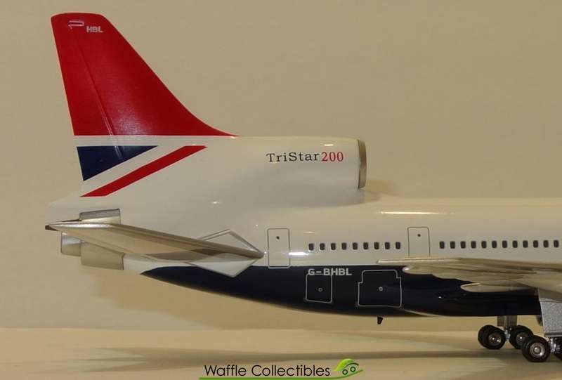 Lockheed L-1011-200 British Airways "1970s" Colors. Named "The Red Ensign Rose".
