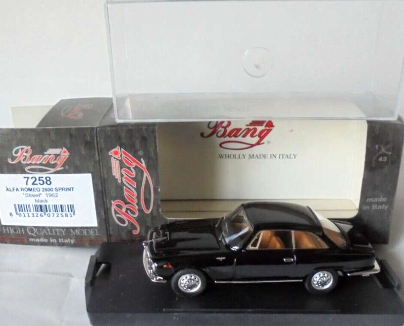 Alfa Romeo 2600 Sprint 1962 Dark Mink MINT Boxed