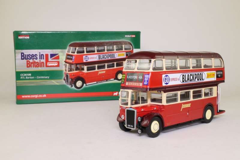 Centenary "Barton RTL d/deck bus. Production run of up to 1000 worldwide