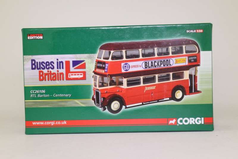 Centenary "Barton RTL d/deck bus. Production run of up to 1000 worldwide