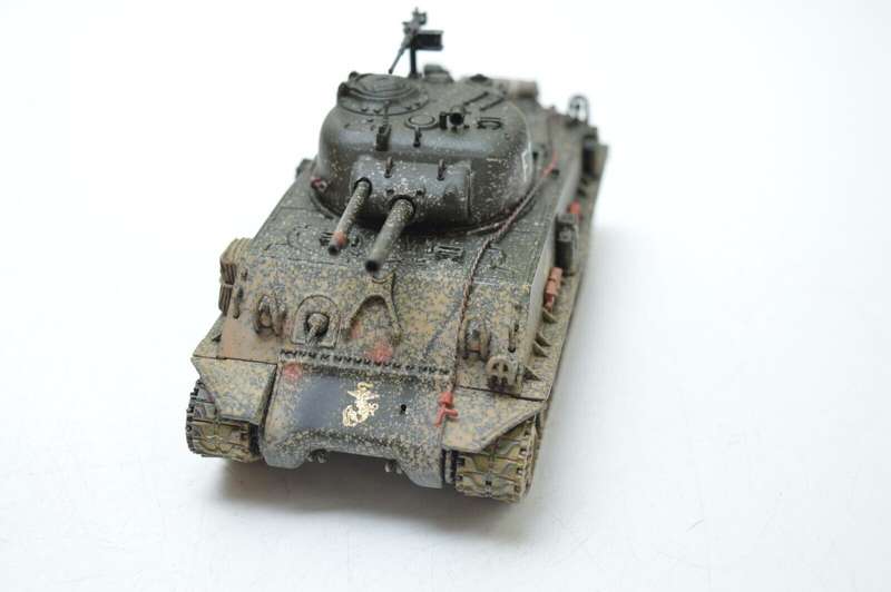 SHERMAN TANK WITH FLAMETHROWER USMC