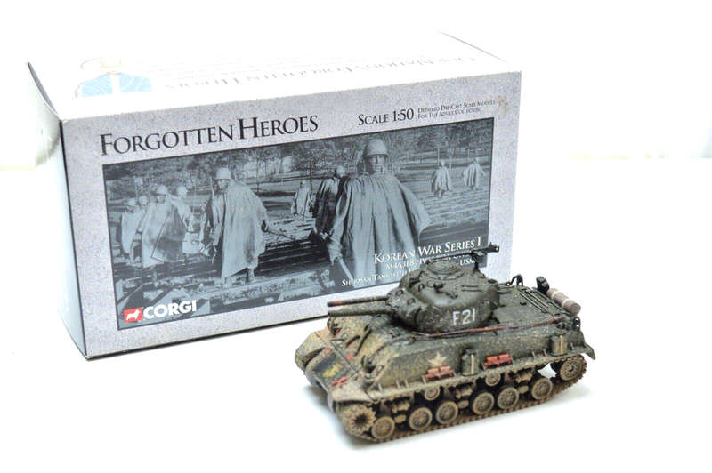 SHERMAN TANK WITH FLAMETHROWER USMC